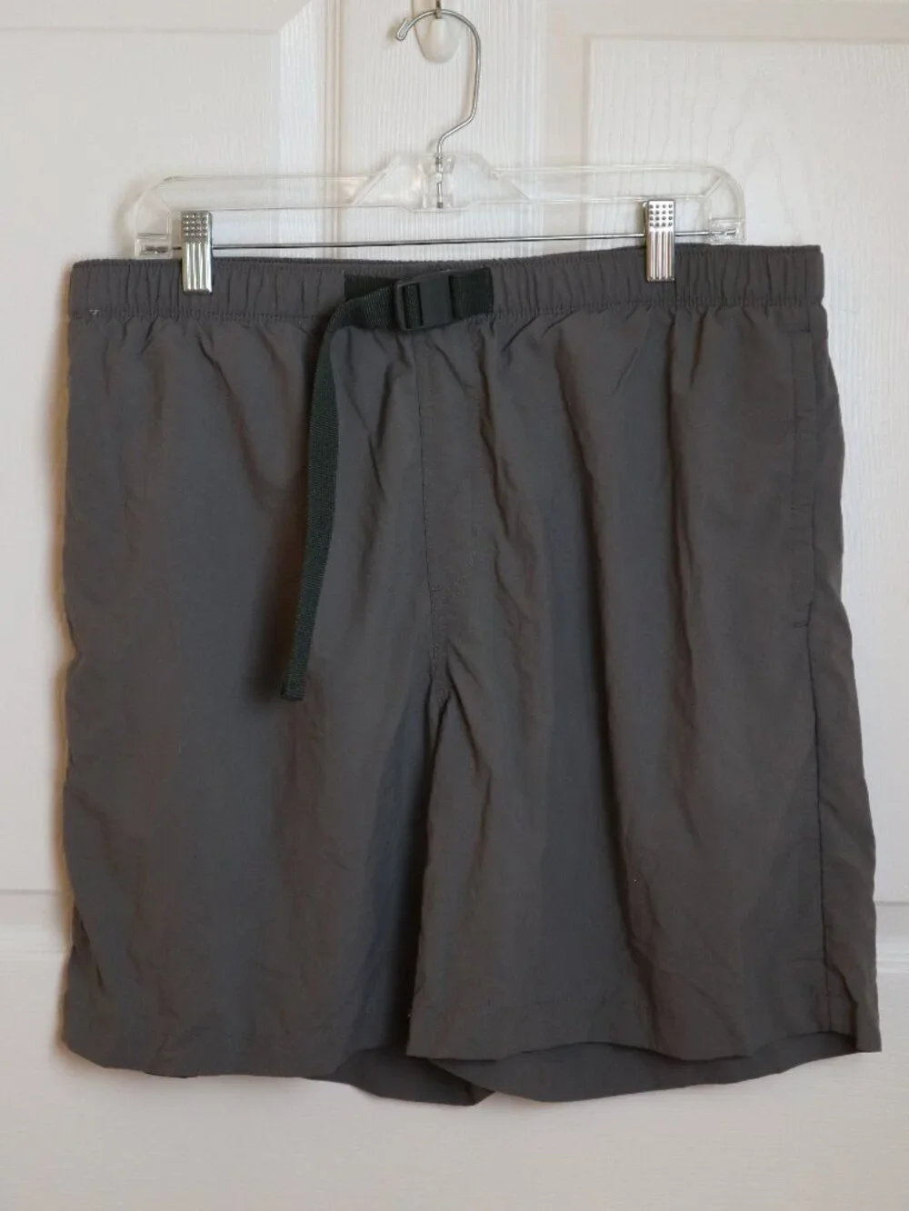 Columbia Shorts Mens Sz L Nylon Elastic Waist Belt Hiking Outdoors Swimwear - Picture 1 of 6